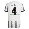 Maillot de Supporter Juventus De Ligt 4 Domicile 2022-23 Pour Homme